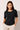 Textured Top in Classic Black- Size: M/L