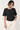 Textured Top in Classic Black- Size: M/L