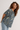 All-over Paisley Blouse in Muted Blue- Size: XL