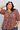 Red Toned Cotton Blouse - Size: XXXL