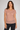 Lace Crochet Top in Muted Pink - Size: XL