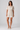 Lace Cutout Detail Dress in White - Size: M/L