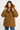 Chunky Winter Jacket with Faux Fur Hood - Size: XXXL