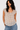 Cream and Taupe Dot Blouse in Viscose - Size: M/L