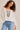 Embellished Ivory Blouse with Ballon Sleeves- Size: M