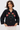 Embroidered  Jacket in Black Base - Size: L