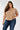 Long Crinkled Blouse in Tan- Size: XXL