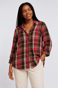 ♦︎ Pink Brown Shirt - Size: L