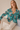 Ruffle Chiffon Shrug in Teal- Size: XXL