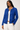 Zip-up Jacket in Vibrant Cobalt Blue - Size: M/L