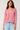 Bright Pink Gingham Blouse - Size: L