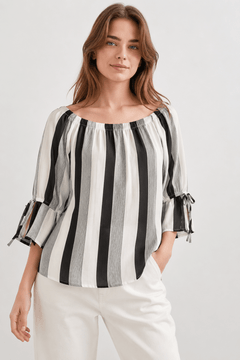 Off-the-Shoulder Blouse in Viscose - Size: S