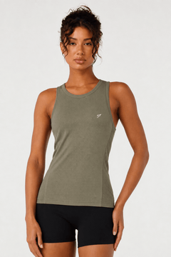 Ribbed Performance Top in Relaxed Fit- Size: S