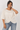 Twist Front Blouse in Ivory- Size: XXL
