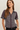 Bold Geometric Pattern Blouse in Satin Fabric- Size: M
