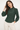 Textured Blouse in Dark Green- Size: S/M