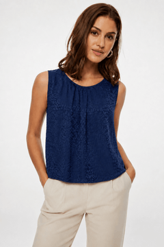 Viscose Blouse with Back Tie- Size: S