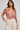 Abstract Print Blouse in Sheer Fabric- Size: M