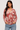 Complex Pattern Sheer Blouse - Size: XS