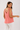 Crossover Strap Top in Clay Pink- Size: M