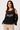 Embroidered Cold-shoulder Blouse in Viscose- Size: XL