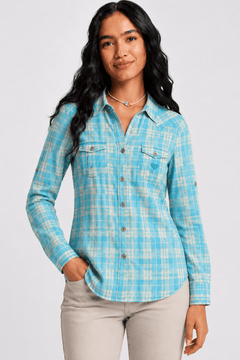 Vintage Roxy Shirt in Turquoise- Size: XS