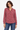 Organic Cotton Shirt in Deep Red- Size: M/L