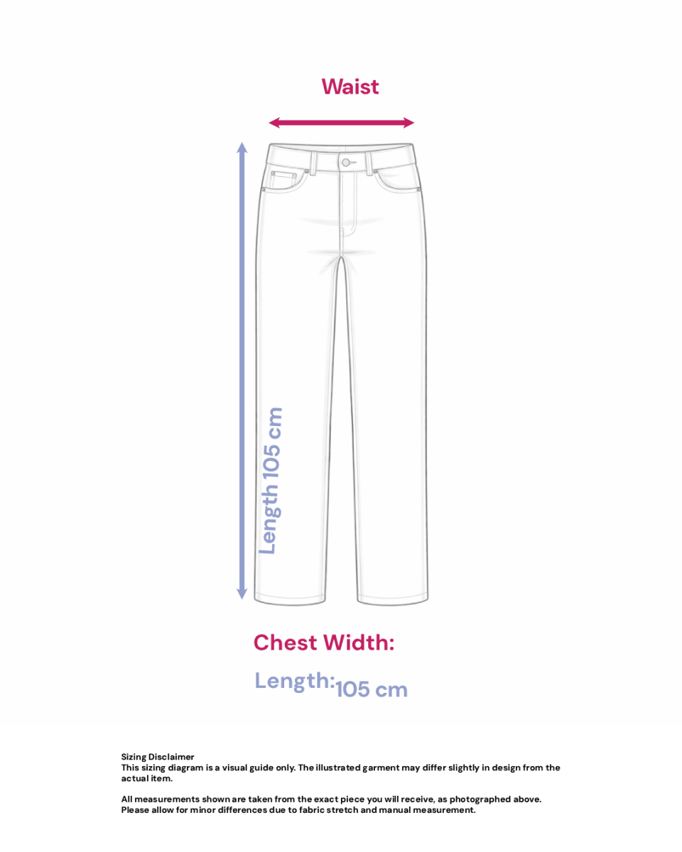Pull-on Lounge Pants in Textured Fabric- Size: S/M — measurements