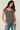 Black & Grey Patterned Top - Size: S