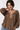 Embroidered V-Neck Blouse - Size: XXL