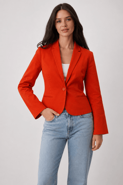 ♦︎ Cotton Summer Blazer - Size: L