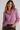 Cotton Shirt in Lustrous Pink- Size: S/M