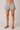 Cotton Shorts in Light Khaki Tone- Size: M