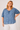 100% Viscose Floral Tie-Neck Top - Size: XXXL