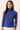 100% Wool Turtleneck Sweater in Cobalt Blue - Size: S