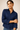 Deep Navy Shirt in Soft Fabric- Size: L