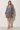 Cotton Pleated Detail Mini-Dress - Size: S