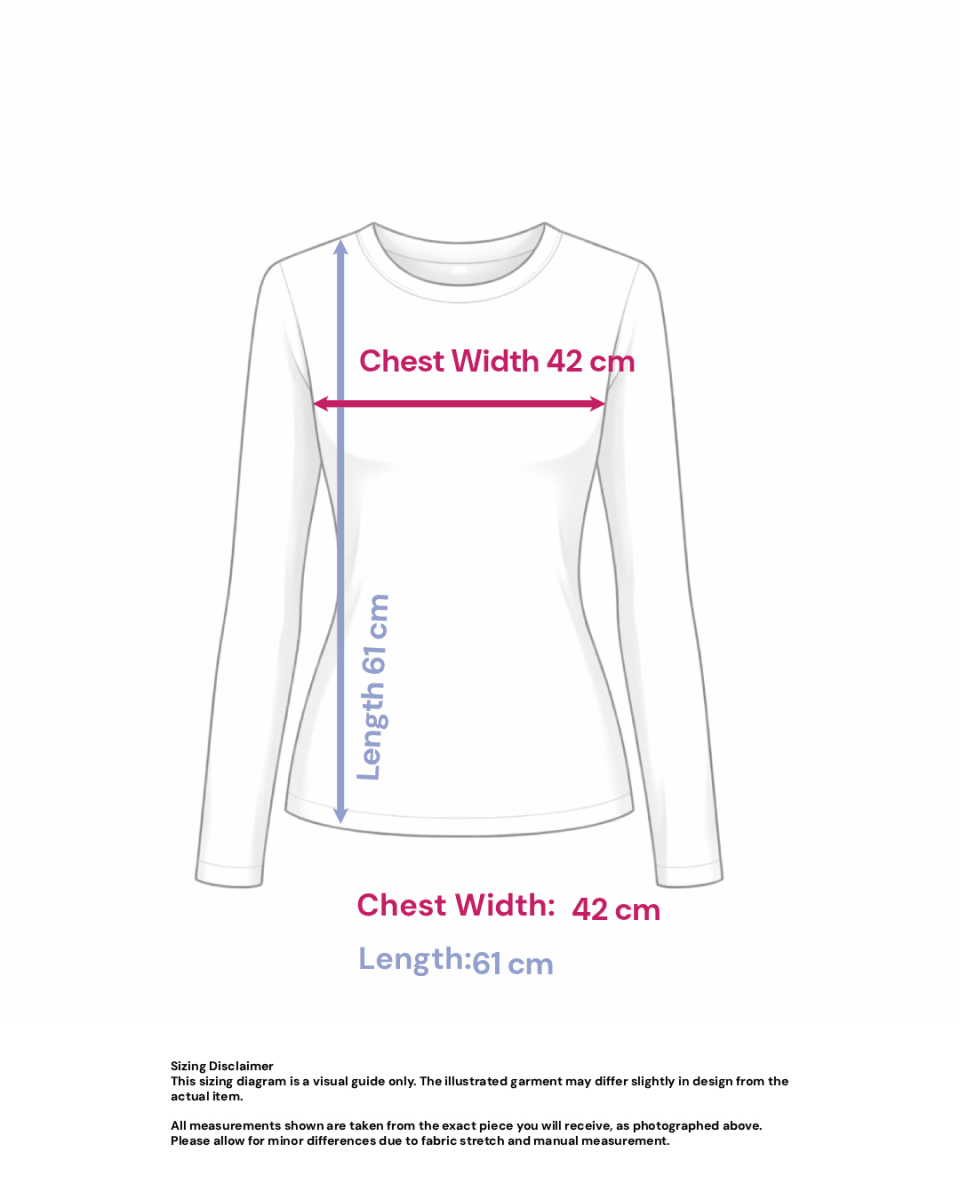 Patterned V-Neck Mesh Top - Size: XS — measurements