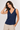 Timeless Navy Button-up Top - Size: M/L