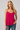 Cross-back cami top in bright fuchsia - Size: S