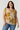 Golden Leaf Tunic/ Blouse in Organic Cotton- Size: XXXL