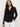 Pintuck Pleats Blouse in Black- Size: M