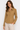 Warm Tan Fitted Shirt - Size: L