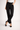 Black Ruffled Side Pants - Size: M