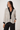 Cream and Black Blouse in Viscose- Size: M