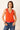 Orange V Neck Tank Top - Size: XS