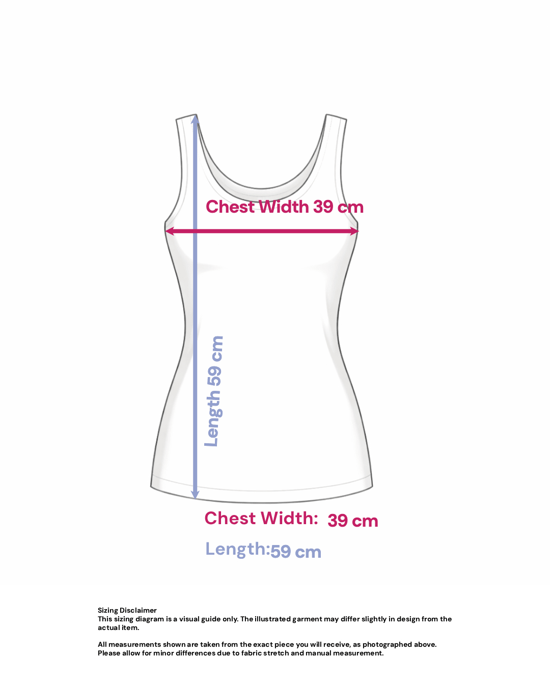 Slim Fit Beaded Top in Jersy Fabric- Size: L — measurements