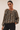 Snake Print Shirred Blouse - Size: XL