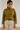 Zara Turtle Neck Sweater in Muted Green-Size: S